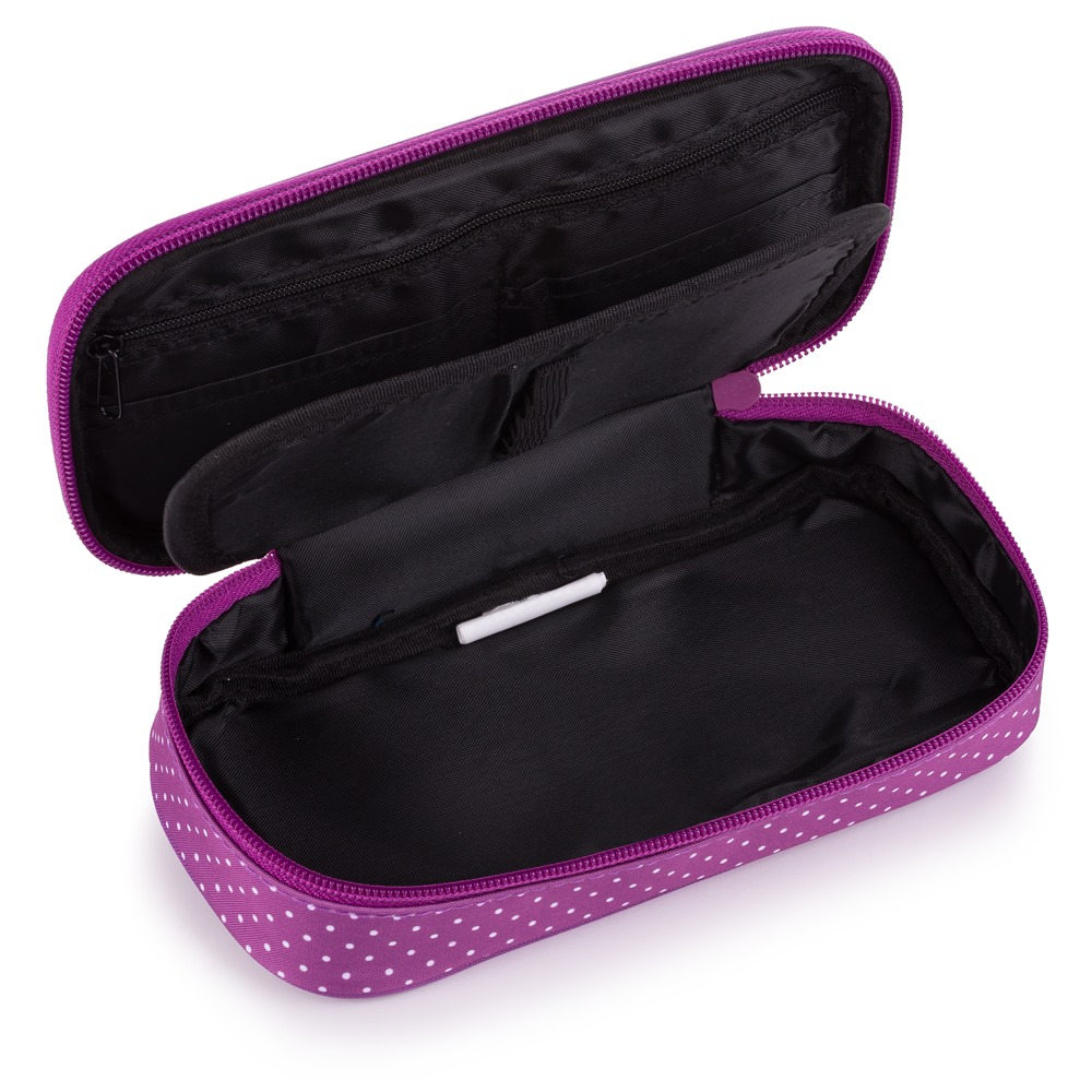 Pouzdro etue komfort Violet dots